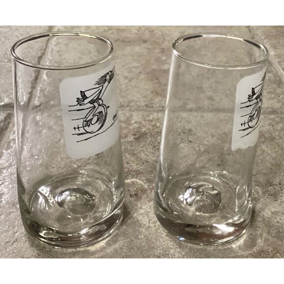 2 ~ Vintage 1970s BC Comics Johnny Hart Caveman Drinking Glasses ~ 5.25” - Picture 4 of 10